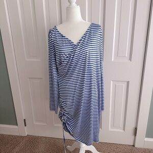 Paradise Bay Striped Coverup